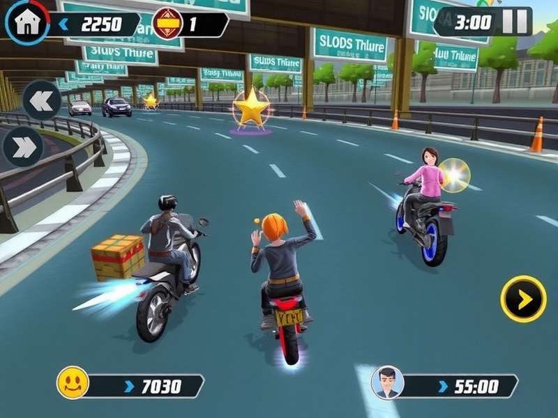 Highway Dash Hero Gameplay Screenshot